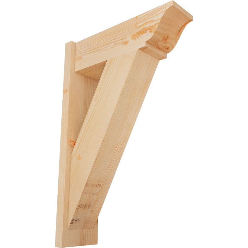 Persienne traditionnelle en bois rustique, P 22 po x H 34 po, Sapin Douglas de 7 1/2 po (lisse)