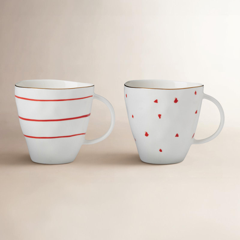 Lenox Garnet Bay Mugs, Set Of 4