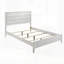 Tête de lit à panneau en bois Wave Texture, mobilier de chambre simple pour un sommeil élégant et confortable