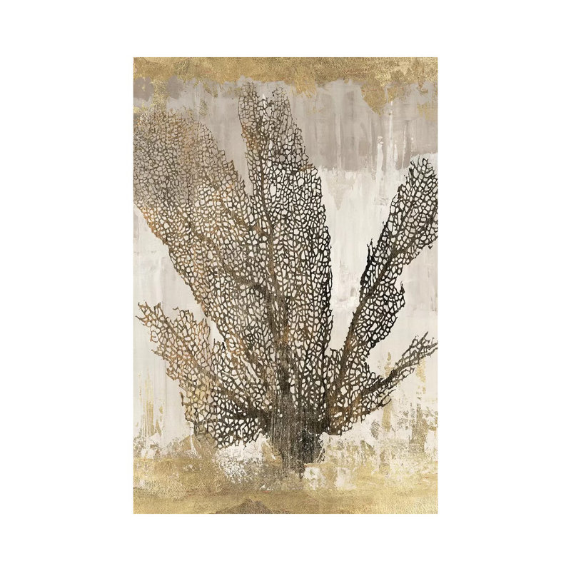 Coral Splendor I by Aimee Wilson - Wrapped Canvas Painting, 20.32 cm H x 30.48 cm W
