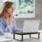 Monitor Stand Riser, Height Adjustable Laptop Stand, Computer Monitor Stand For Monitor, Computer,Laptop,Printer (Black)