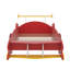 Lit plateforme avec roulettes Race-907463262