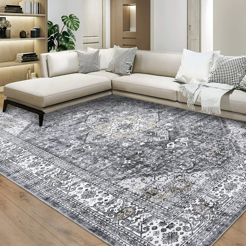 Seppala Washable Indoor Rug, Rectangle 5' x 7'