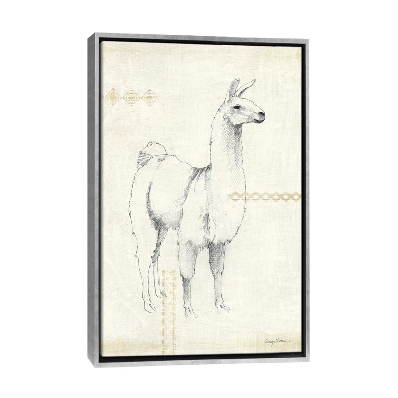 «Dream Love Believe Sing» par Anne Tavoletti - impression, Aucun mat, H 26 po x l 18 po x 1,5 po, Toile avec cadre argenté