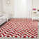 Pottsville Barcelona Shag Hand Tufted Performance Chevron Rug
