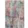 Olivieri Abstract Machine Woven Pink/Blue Area Rug