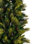  Sapin de Noël artificiel 7,5 'x 32 "avec un mélange de 1062 pointes de sapin mélangées réalistes et un support en métal pliable. Asseely requis.