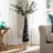 Laynette Metal Iron Vase with Tapered Silhouette and Swirled Design-1314846313-1314846312