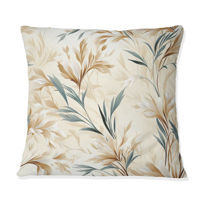 Driftwood Dreams Tropical Motif I - Coussin décoratif imprimé tropical