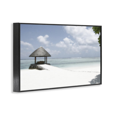 Giclée encadrée «Quiet Place Beach Coast», conception par Noah Bay