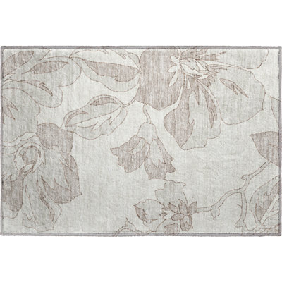 Premium Machine Washable Prisco Ivory Rug