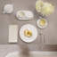 Villeroy & Boch Afina Salad/Breakfast/Dessert Plate, Premium Porcelain, Made in Germany, Dishwasher and Microwave Safe, 8.75 in, Stackable, White
