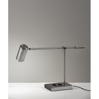 Allesandro Adjustable Metal USB Desk Lamp