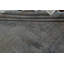 Tapis unique en laine noué à la main Oushak gris de 8 pi 3 po x 11 pi 4 po Wylde