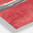 Metallic Glam on Red - Modern wall clock