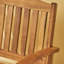 Siège berçant de véranda en bois teinté naturel-373472663