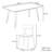 Nordic high-end simple dining table set-104256362