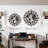 Compass and World Map Metal Wall Decor-294085689