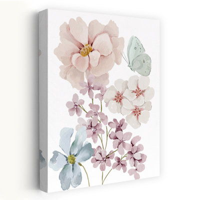 Flowers Contemporary Flower Wall Art Print