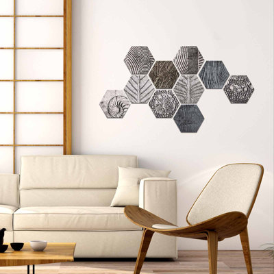 Ensemble de 10 décorations murales