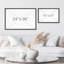 «Neutral Abstract Wall Art», reproduction d'art sur toile encadrée-118759091-118759089
