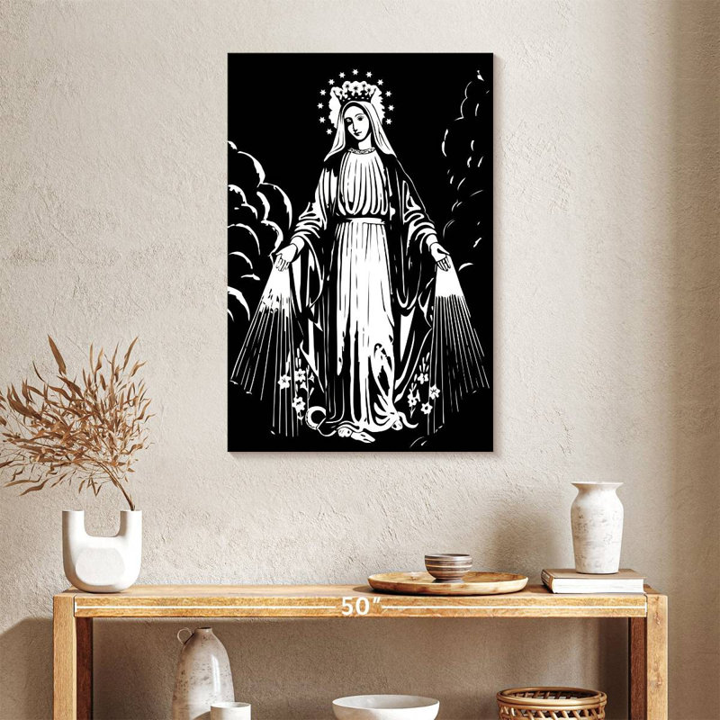 Adella Blessed Mother Mary, 36" H x 24" W