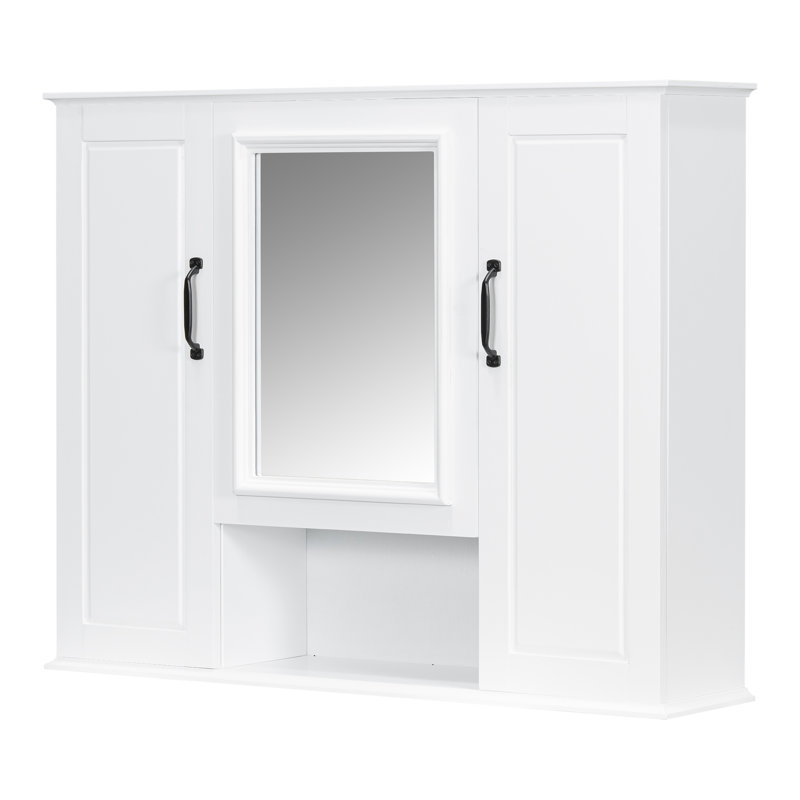 Meuble-lavabo de salle de bain avec lavabo, Blanc