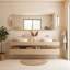 Miroir mural ovale en métal-669632245