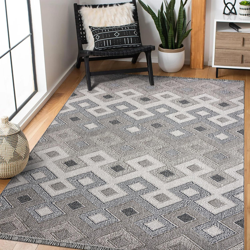 Stylish Area Rugs Medium Pile Bedroom Rug Non Slip Floor Mat Indoor Hallway Carpet Pads 9962, Rectangle 200 x 290 cm 