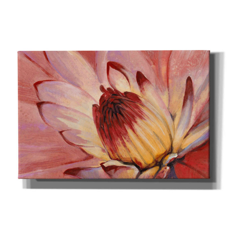 «Micro Floral I» par Tim O'toole, art mural sur toile, H 12 po x l 18 po x P 0,75 po