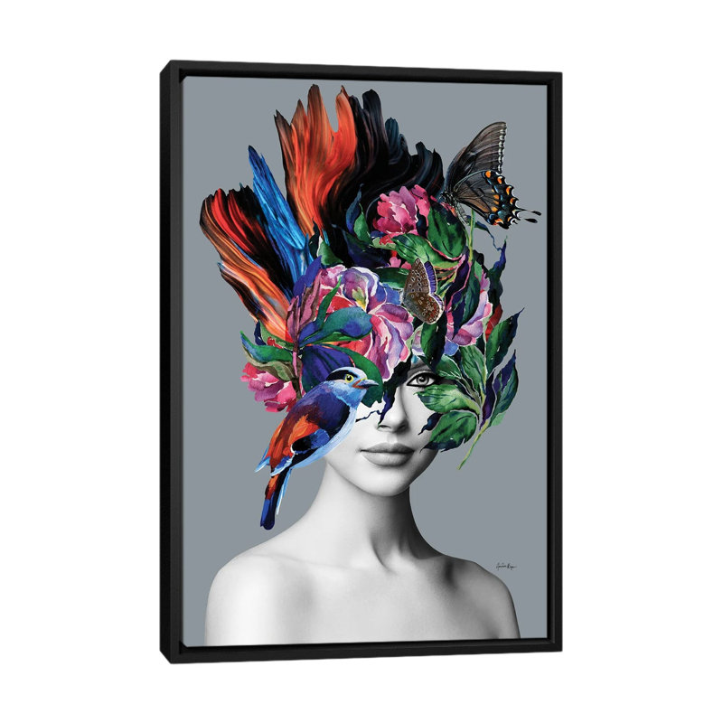 Loewe 1 Piece Wall Art on Canvas, 101.6 cm H x 66.04 cm W x 4.445 cm D, Black