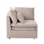 Fauteuil d'appoint d'angle rembourré et modulaire-642595658