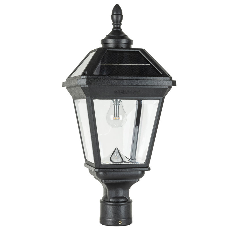 Lampadaire solaire Imperial avec ampoule 3 po