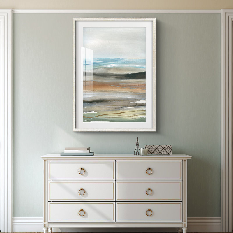 Nature's Many Layers I - Impression encadrée, H 28,5 po x l 20,5 po, Blanc