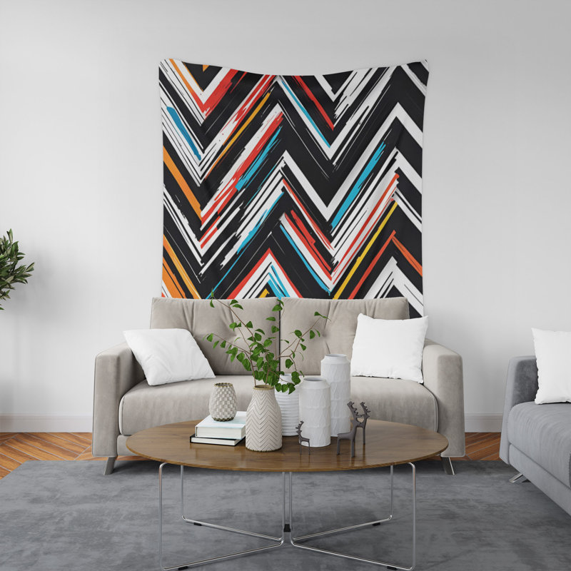 Tapisserie murale, H 80 po x l 68 po x P 0,8 po