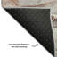 Tapis gris Cerrito AMF519 lavable à la machine de qualité supérieure-103840111