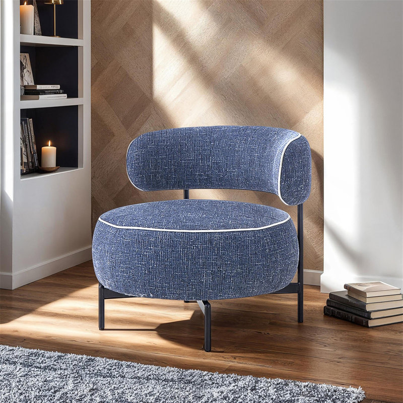 Chaise pivotante, Bleu très foncé