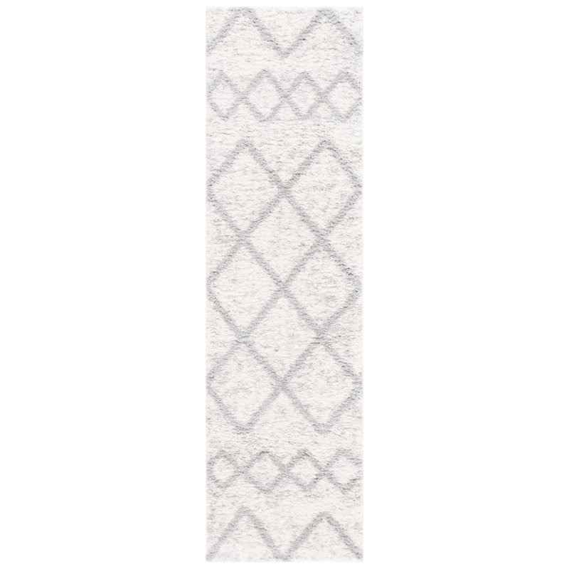 Blagota Shag Performance Geometric Rug, Runner 2'3" x 8'