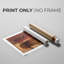Live, Love, Latte - Impression sur toile seulement - NON-CADRE-36247004