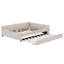 Lit plateforme tapissier avec port USB et lit gigogne simple-1073532266