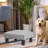 15.7'' Wide Square Footstool Upholstered Ottoman-266301437