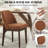 Bason 19.5" H Polyester Upholstered Dining Chairs (Set Of 6)-1271339437-1270633557