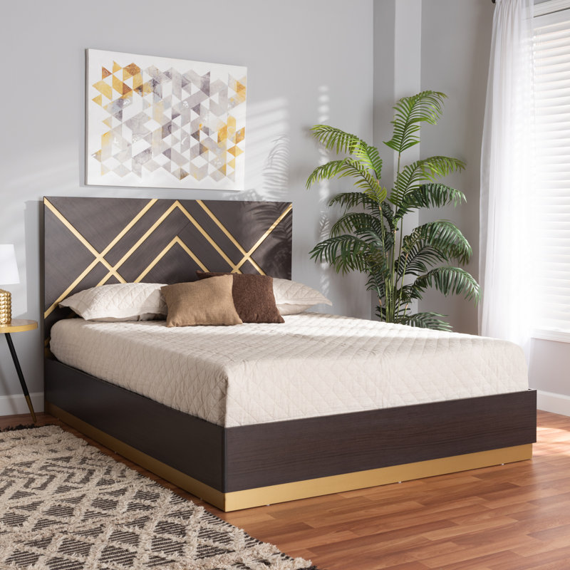 Grand lit plateforme Tazewell