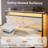 Antioch Bed Frame with 4 Drawers & Storage Headboard, Stable Bed with LED Light & Charging Station, No Box Spring Needed-1068355485-1067646711