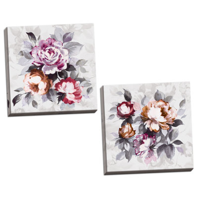 « fleurie où vous êtes planté », ensemble de 2 reproductions d’art de peinture à l’aquarelle