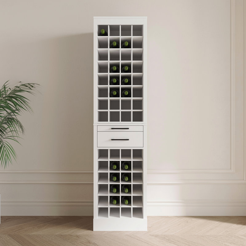 Buffet armoire, bar à vin modulaire 32, Blanc