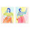  Ensemble de plaques murales «Stylish Women Bright Hues» par June Erica Vess