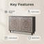 Buffet Boho Mandala 3D Embossed Buffet-1588632206
