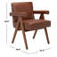 Fauteuil large en velours de 23,23 po-711664647-711664646