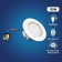 4" LED Ceiling Canless Recessed Lighting Kit with Adjustable Eyeball Dimmable Downlight (Set of 12)